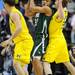 Michigan sophomore Evan Smotrycz guards Ohio University junior Reggie Keely in the first half of the second round of the NCAA tournament at Bridgestone Arena in Nashville, Tenn.  Melanie Maxwell I AnnArbor.com